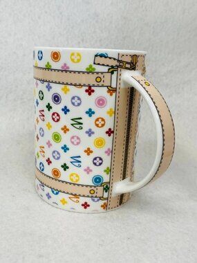 Urban Outfitters Monogram Bag Mug W Purse Coffee Mug